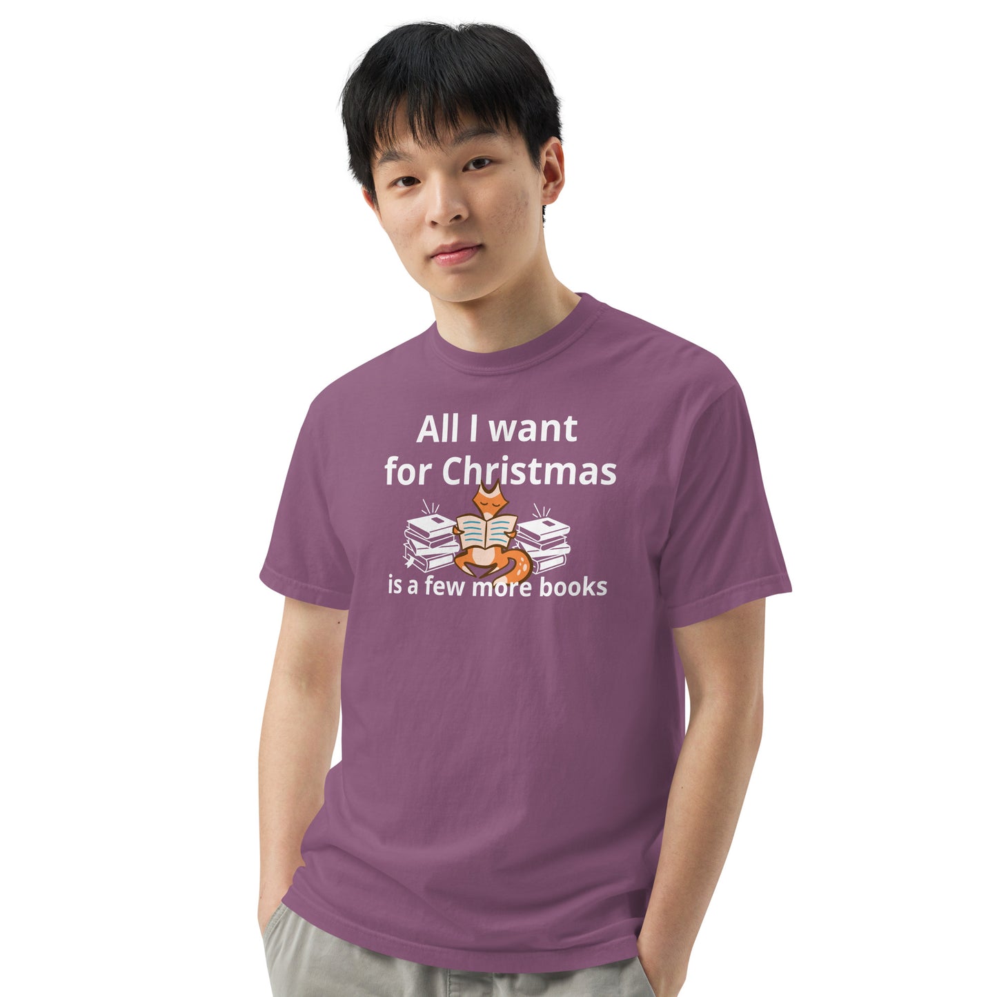 All I want for Christmas Unisex garment-dyed heavyweight t-shirt