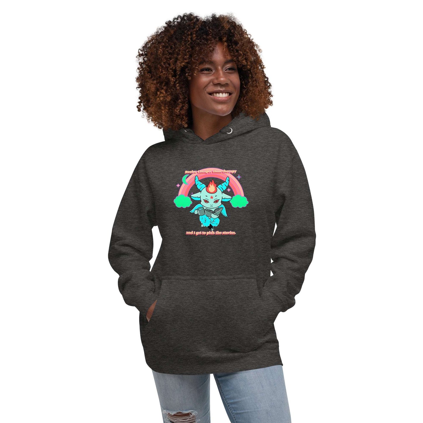 Baphomet reading Unisex Hoodie