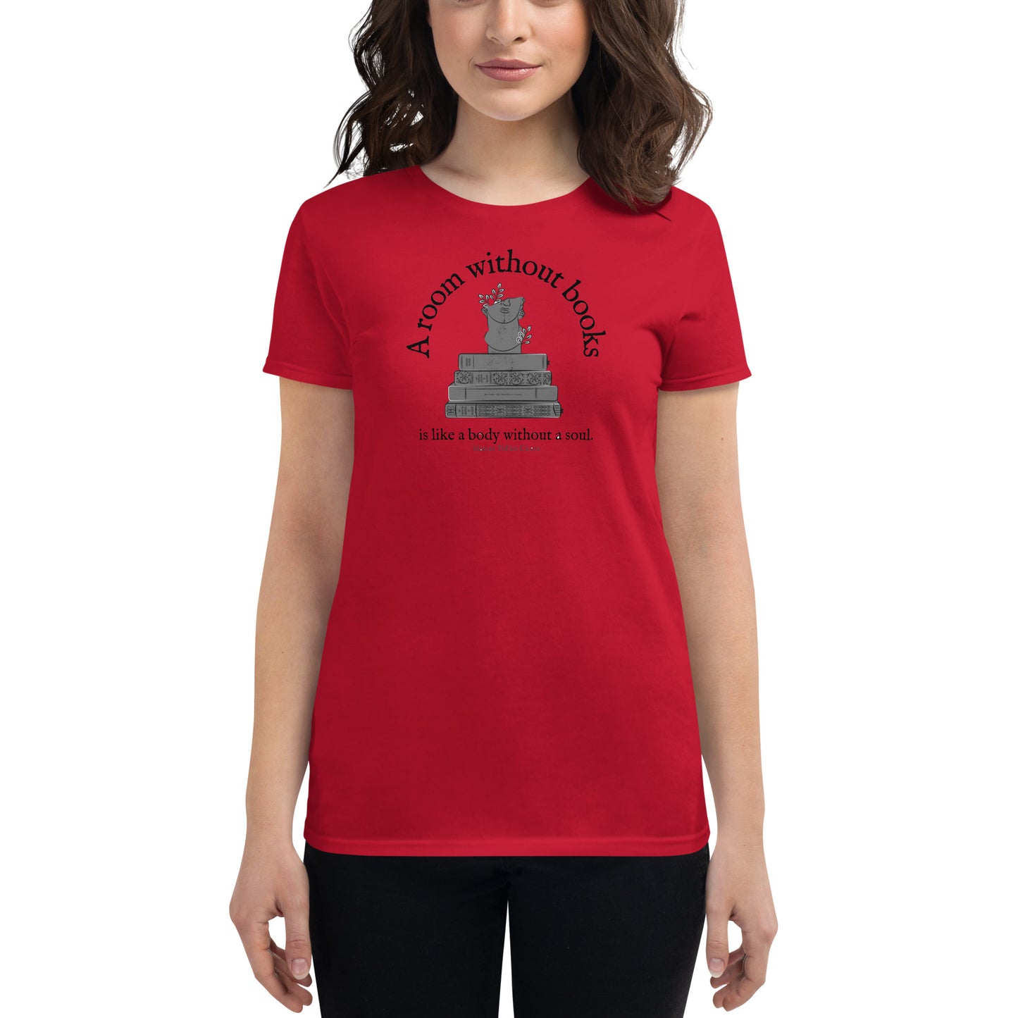 A room without books Women's short sleeve t-shirt