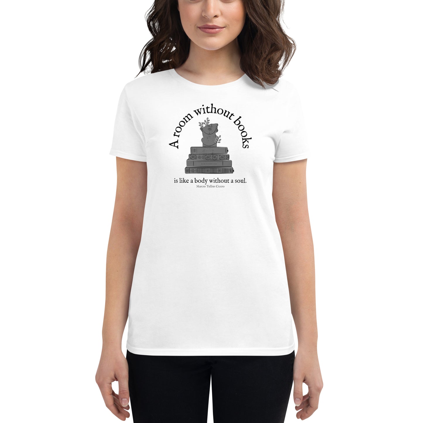 A room without books Women's short sleeve t-shirt