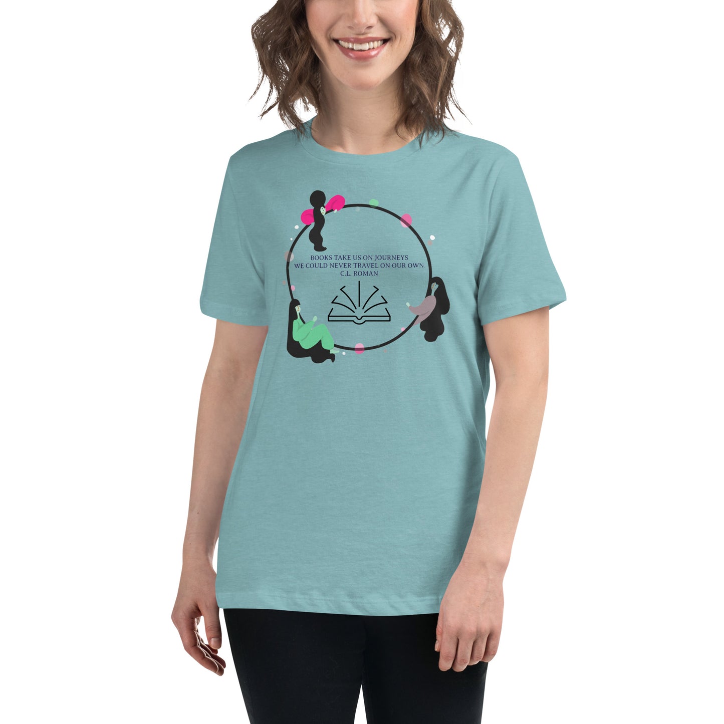 Books take us on journeys Women's Relaxed T-Shirt