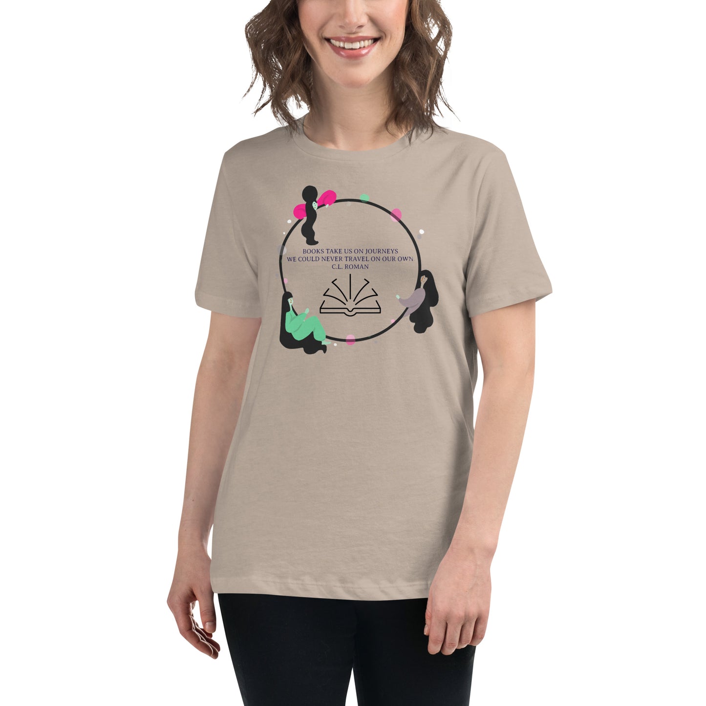 Books take us on journeys Women's Relaxed T-Shirt