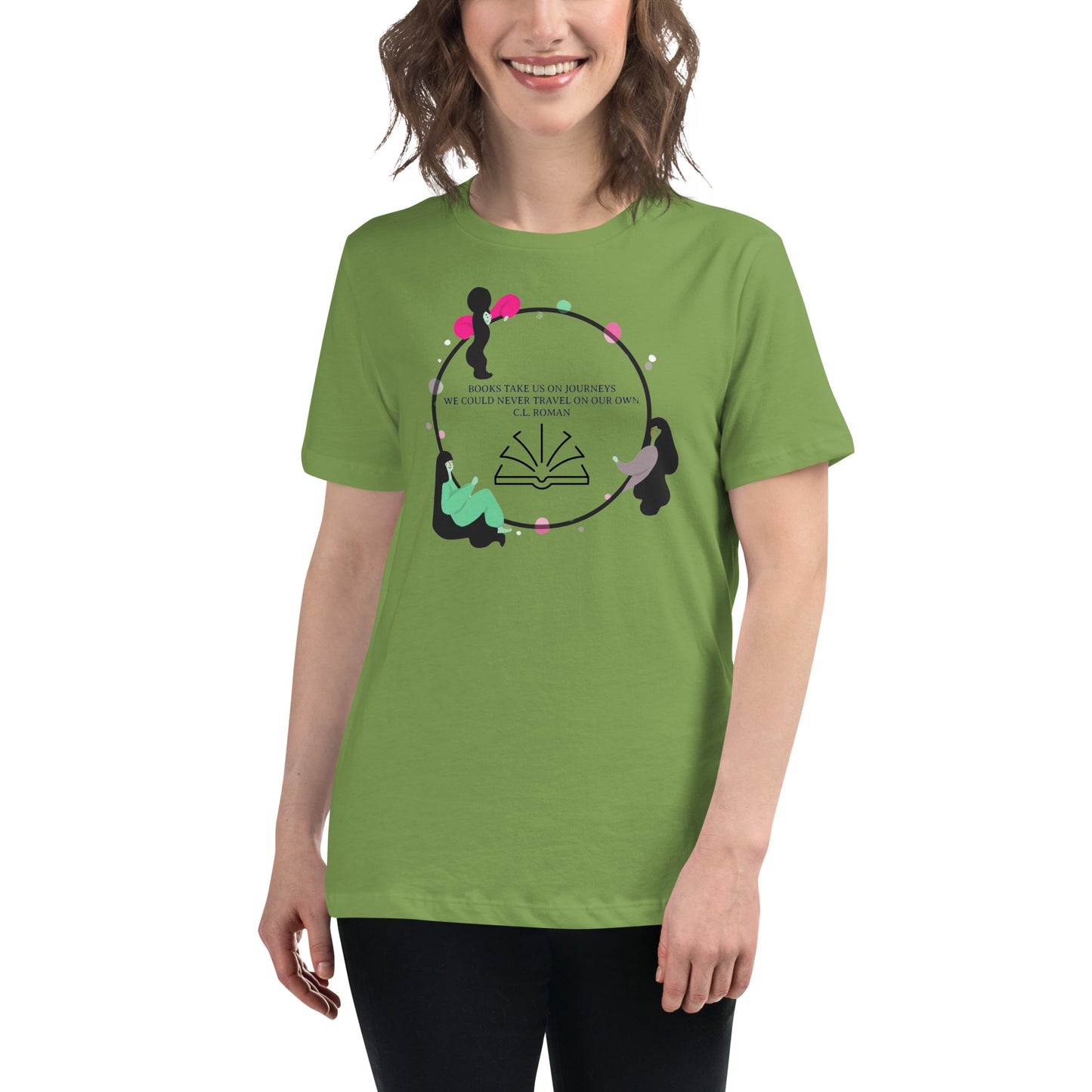 Books take us on journeys Women's Relaxed T-Shirt
