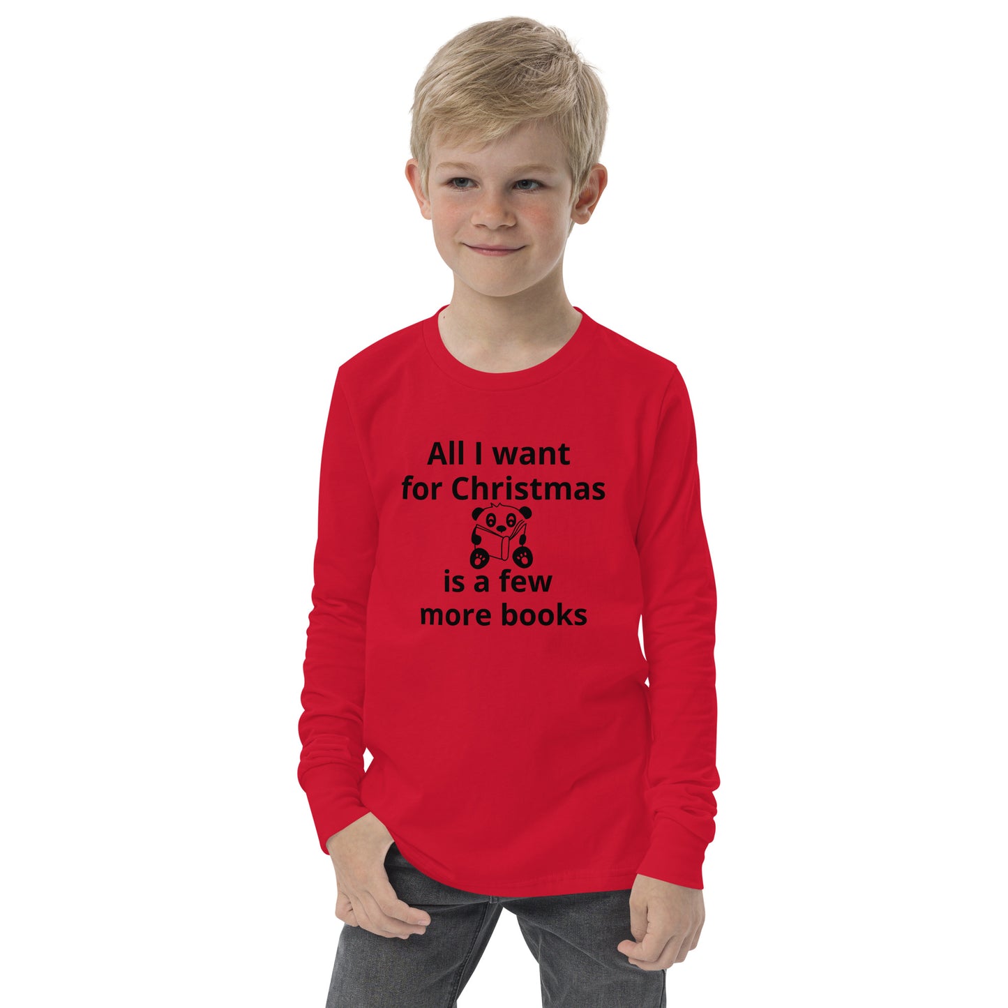 All I want for Christmas Youth long sleeve tee