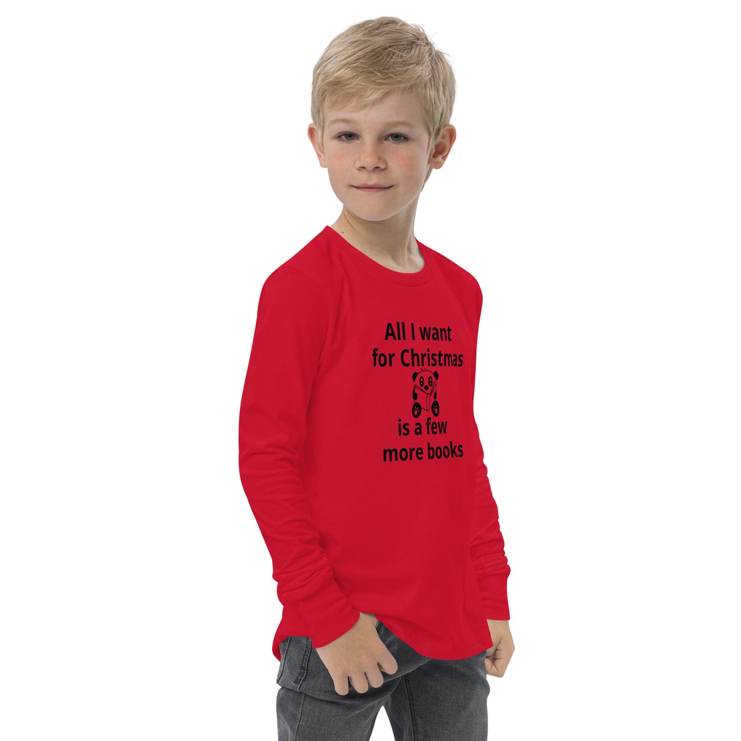 All I want for Christmas Youth long sleeve tee