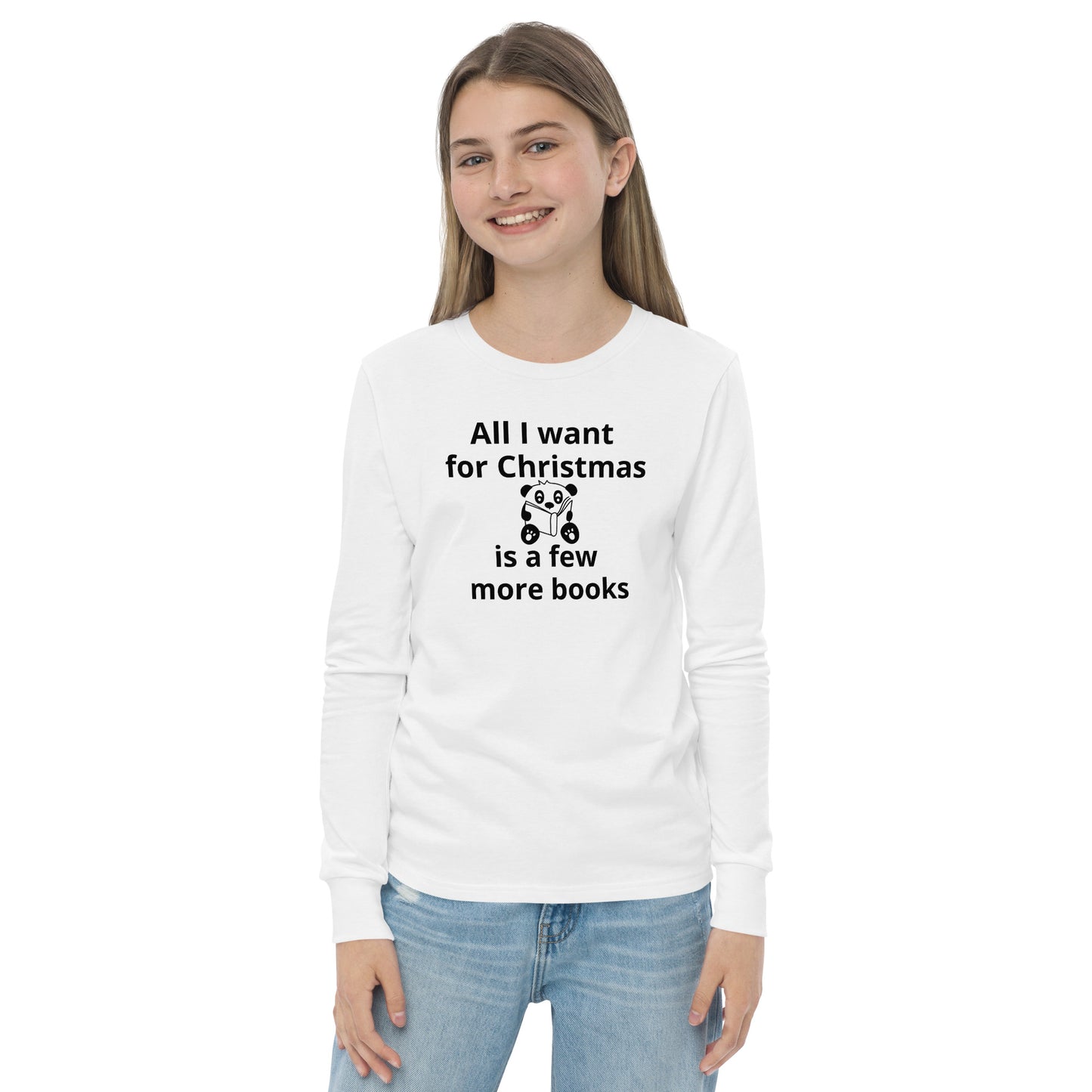 All I want for Christmas Youth long sleeve tee