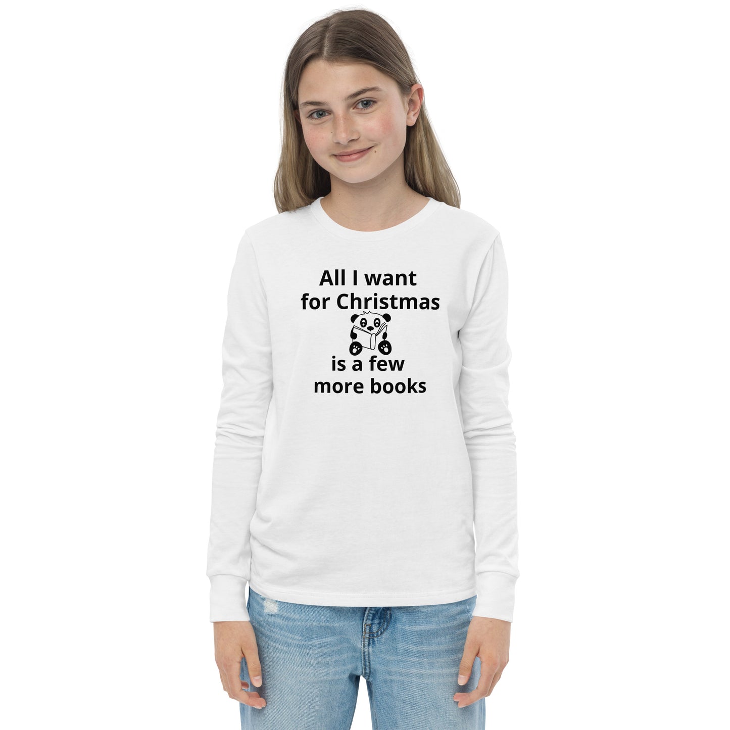 All I want for Christmas Youth long sleeve tee