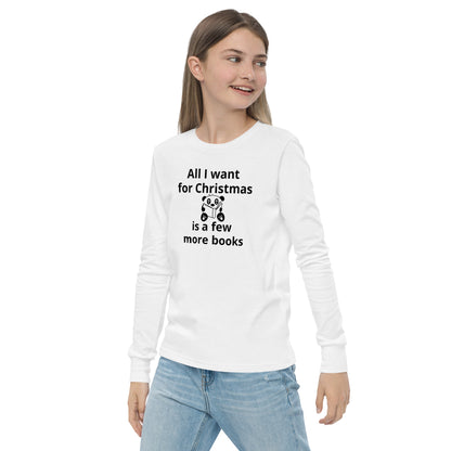 All I want for Christmas Youth long sleeve tee