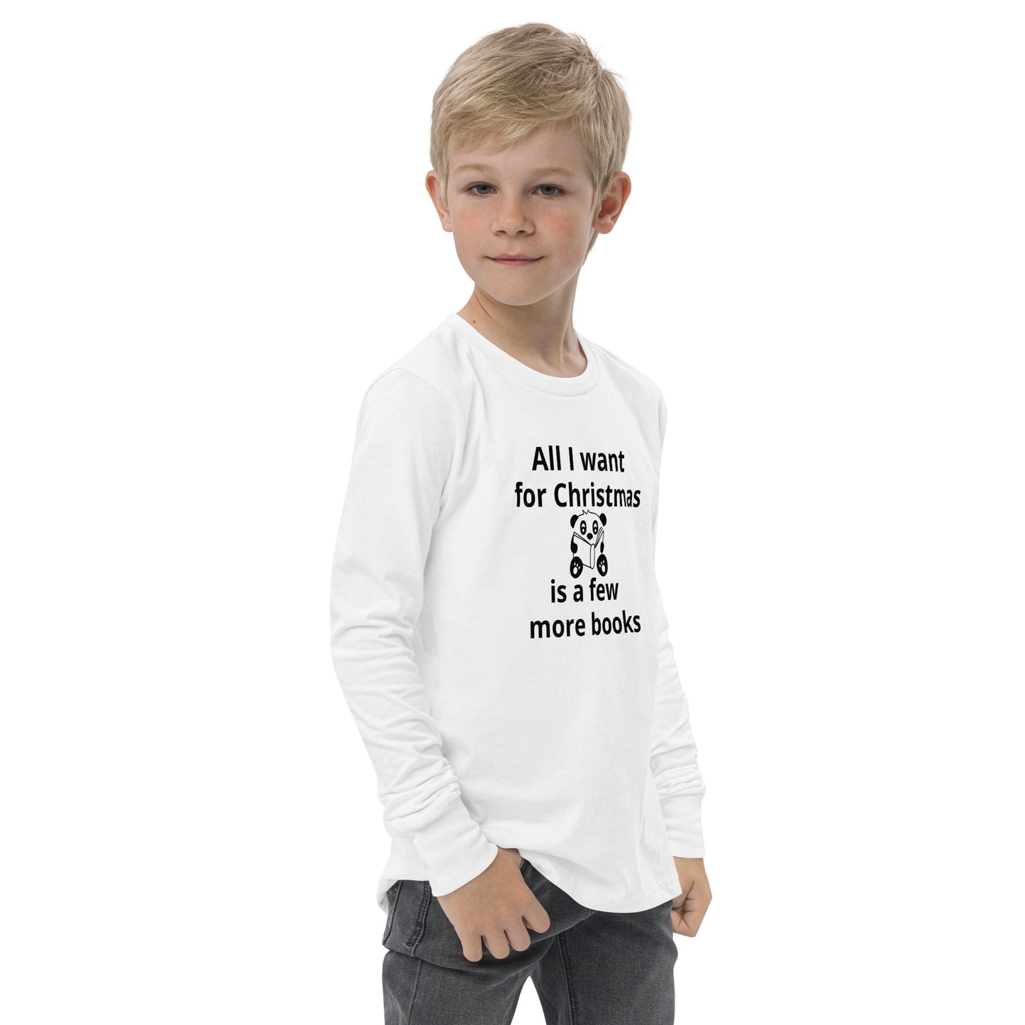 All I want for Christmas Youth long sleeve tee