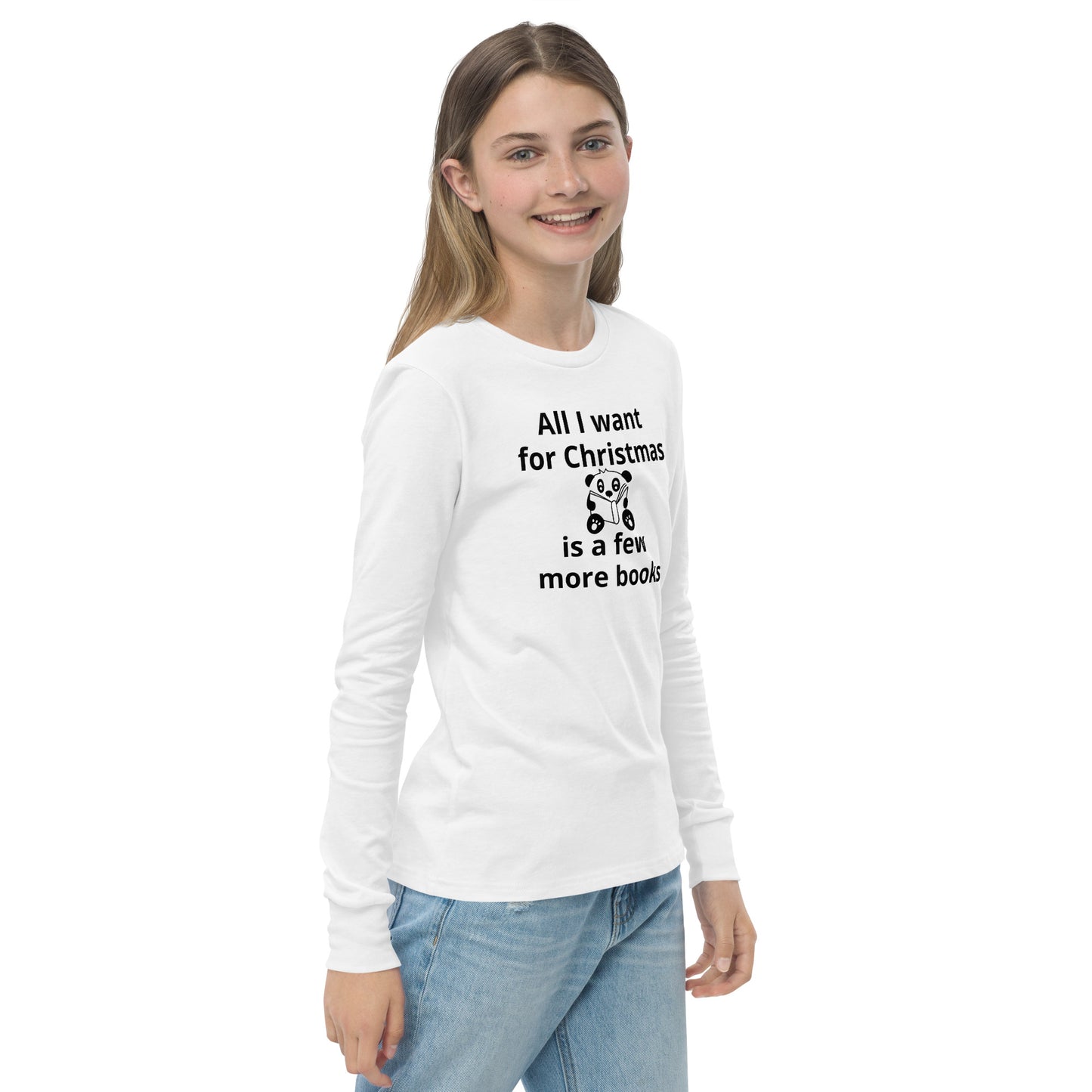 All I want for Christmas Youth long sleeve tee