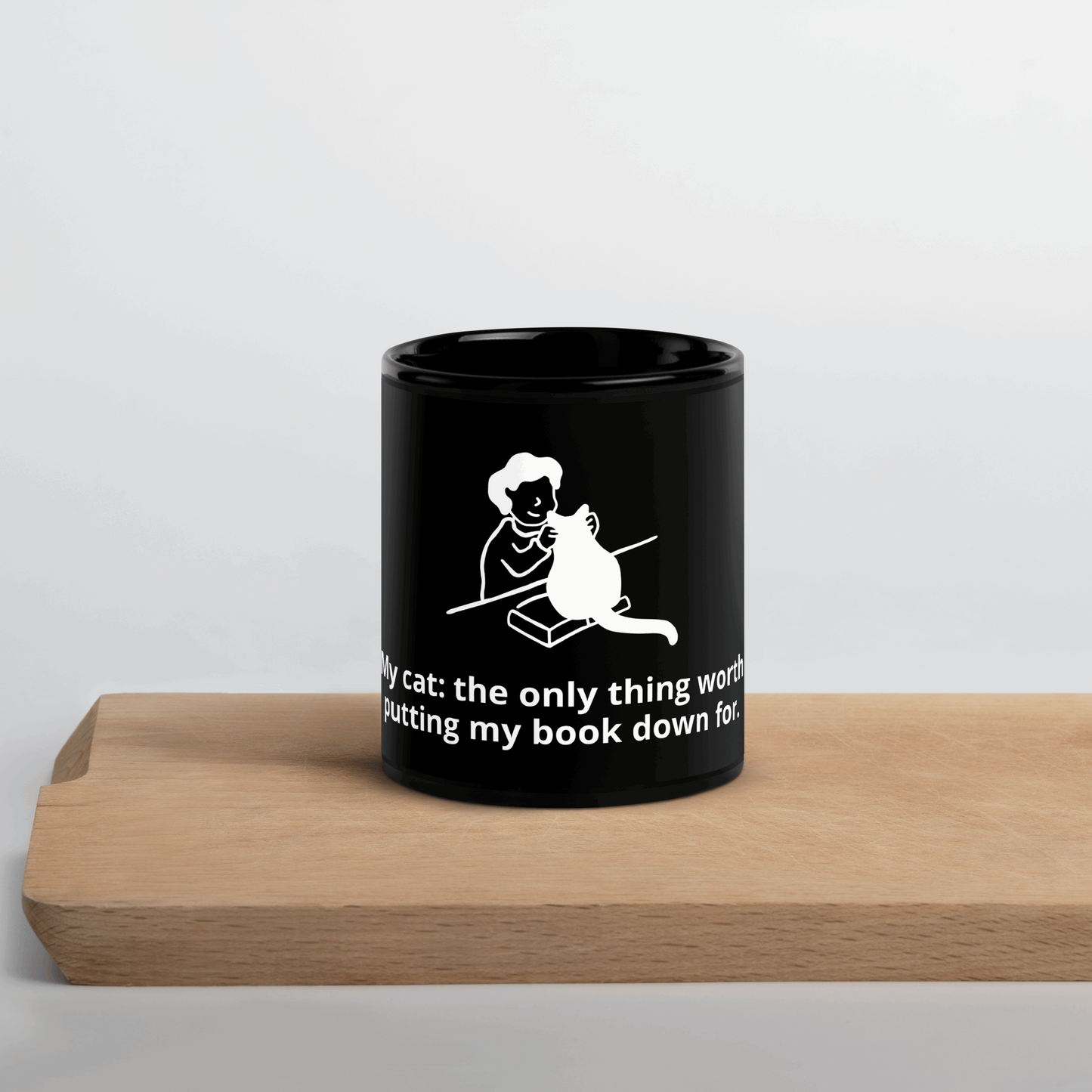 My Cat Black Glossy Mug