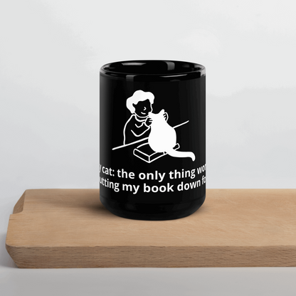 My Cat Black Glossy Mug