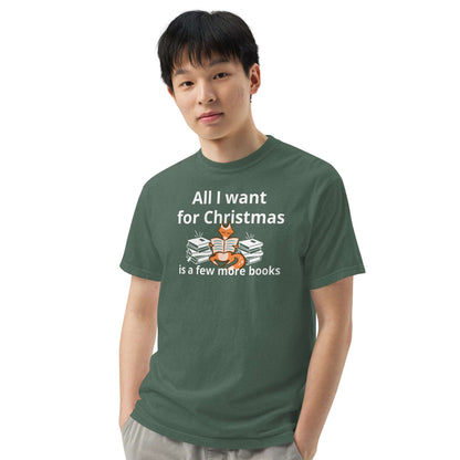 All I want for Christmas Unisex garment-dyed heavyweight t-shirt