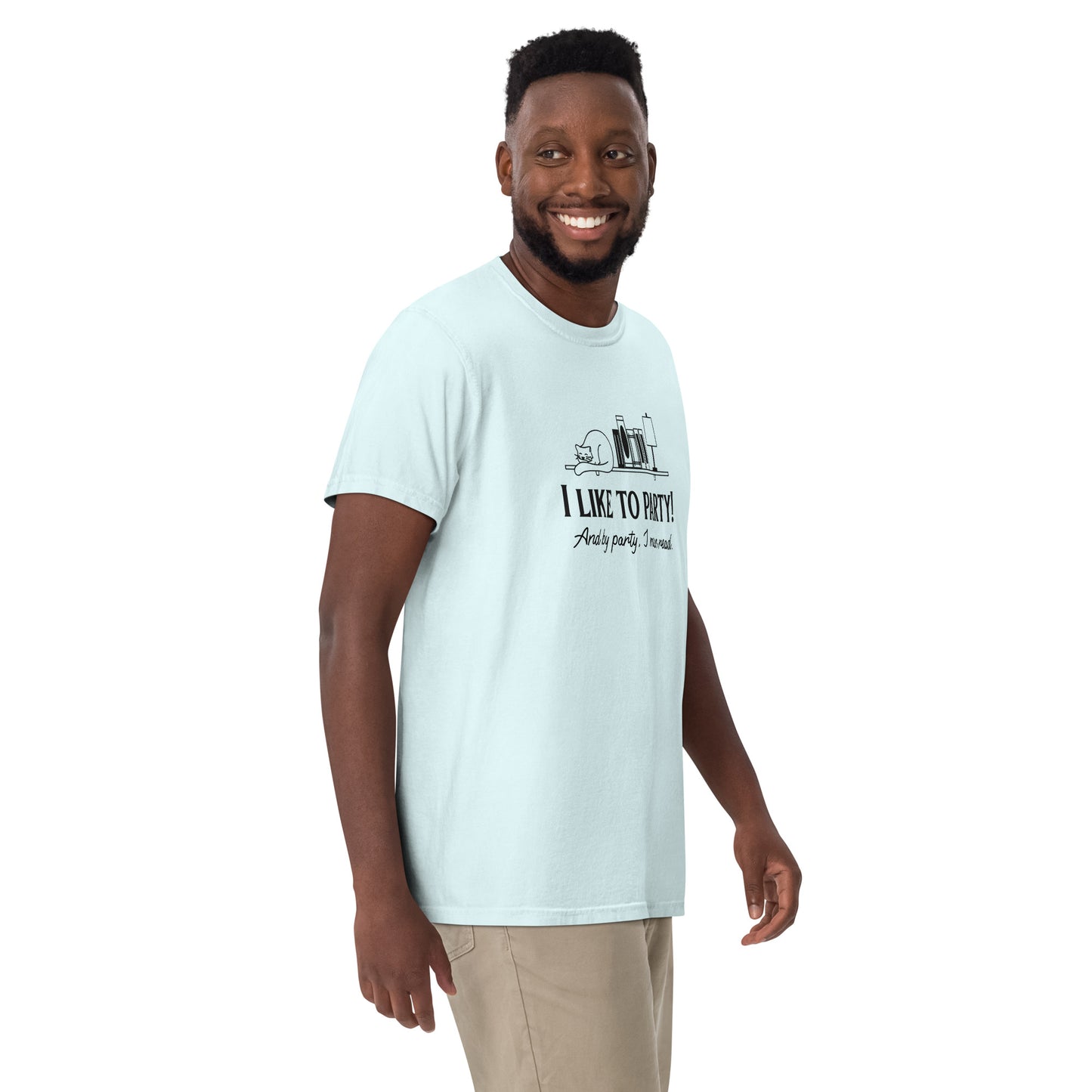 I like to party Unisex garment-dyed heavyweight t-shirt