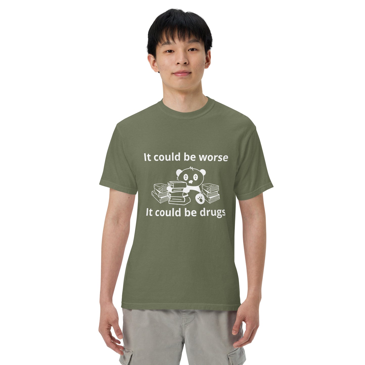 It could be worse Unisex garment-dyed heavyweight t-shirt
