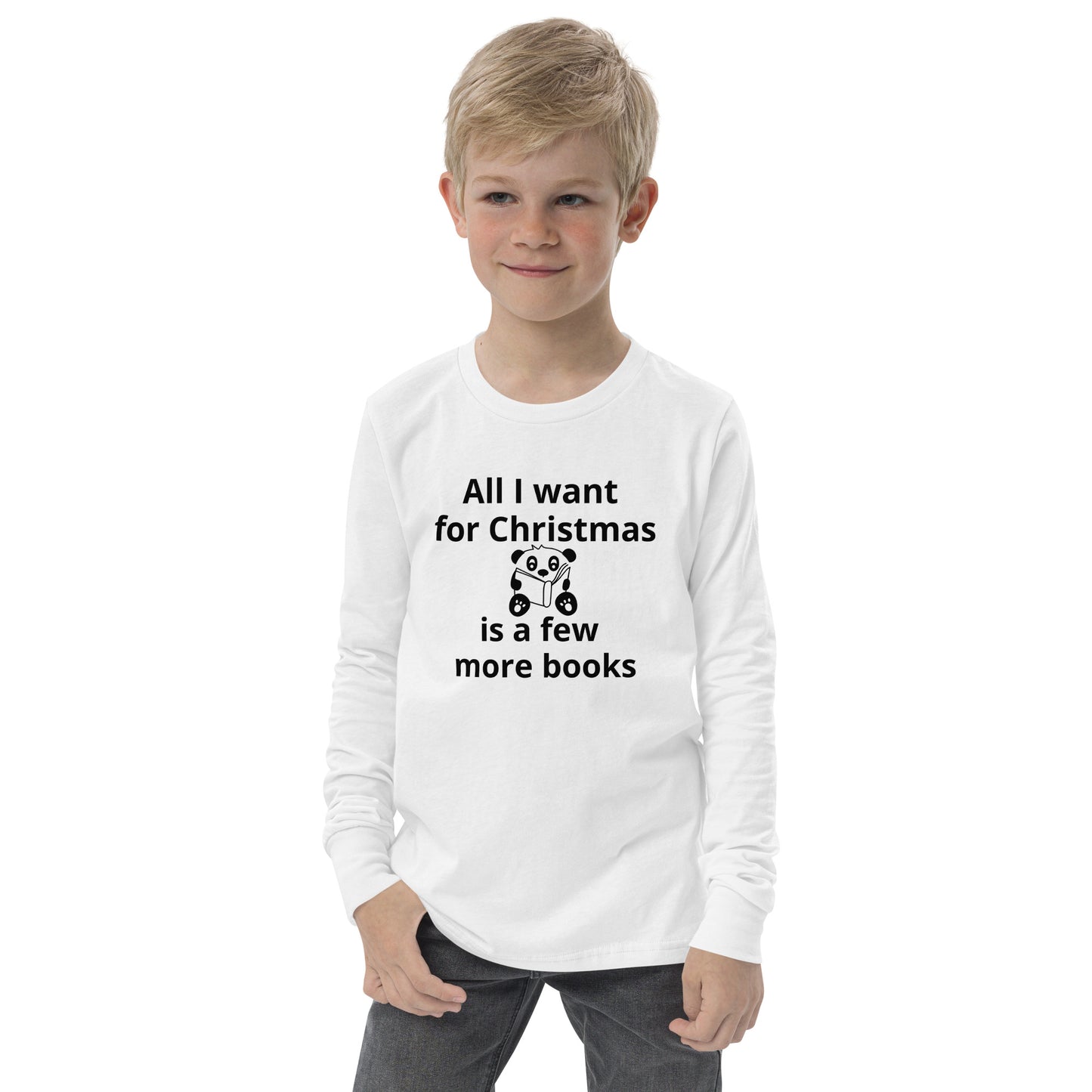 All I want for Christmas Youth long sleeve tee